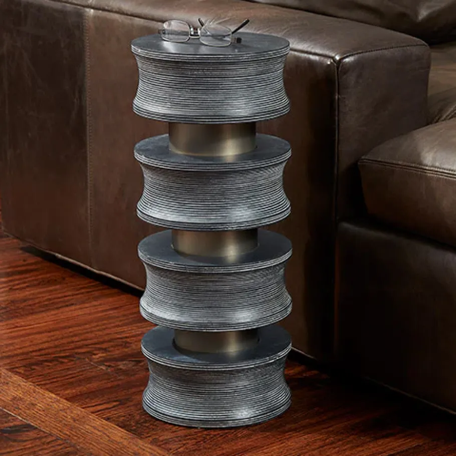 Pendulux Tables|Collar Accent Table Grey