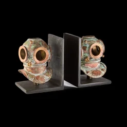 Pendulux Bookends|Diver Helmet Bookends