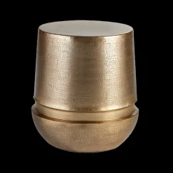 Pendulux Tables|Drum Side Table Antique Brass