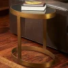 Pendulux Tables|Ellipse Accent Table Antique Gold