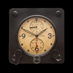 Pendulux Wall Clocks|Flight Timer Wall Clock Black