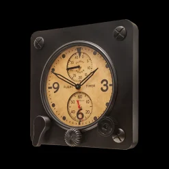 Pendulux Wall Clocks|Flight Timer Wall Clock Black
