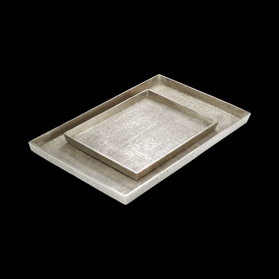 Pendulux Decor|Hemp Tray Large Antique Nickel