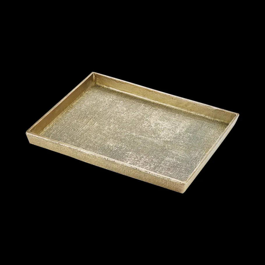 Pendulux Trays/Boxes|Hemp Tray Small Antique Brass