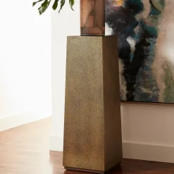 Pendulux Tables|Kush Pedestal Antique Brass