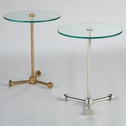 Pendulux Tables|Lab Accent Table Nickel