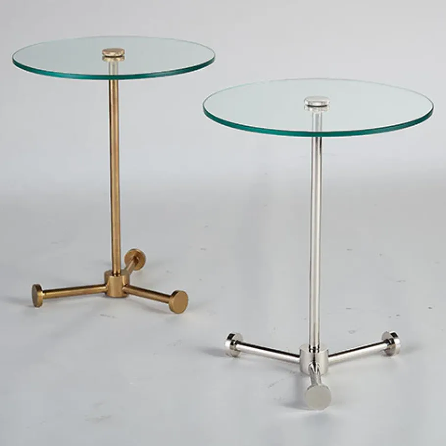 Pendulux Tables|Lab Accent Table Nickel