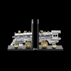 Pendulux Bookends|Locomotive Bookends