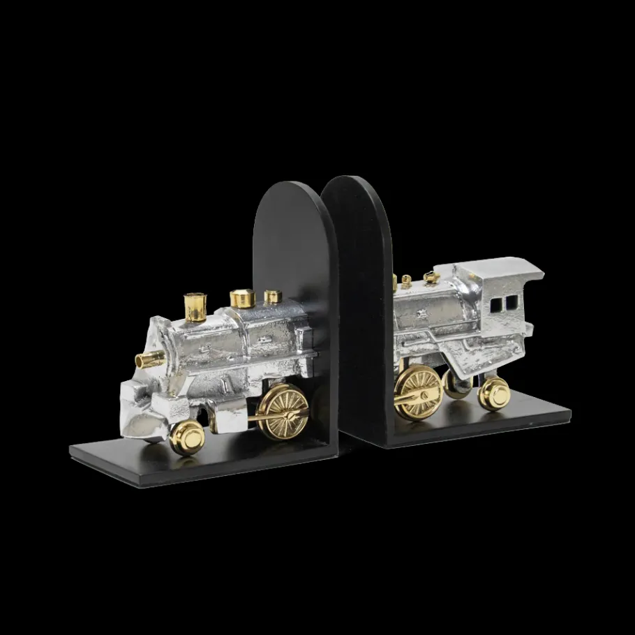 Pendulux Bookends|Locomotive Bookends