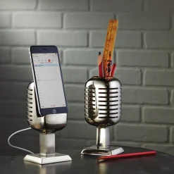 Pendulux Decor|Microphone Pencil Holder Aluminum