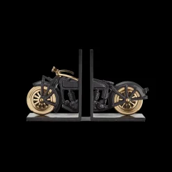 Pendulux Bookends|Motorcycle Bookends Black