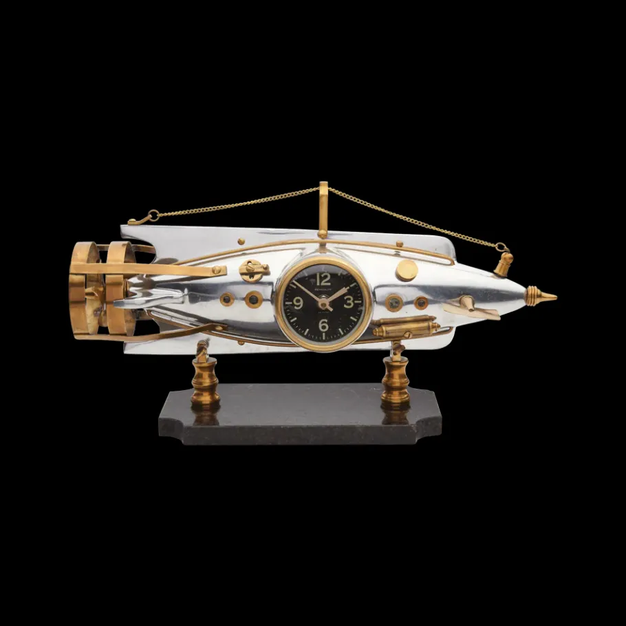 Pendulux Table Clocks|Nautilus Table Clock Aluminum