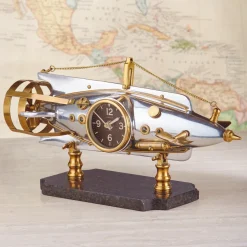 Pendulux Table Clocks|Nautilus Table Clock Aluminum