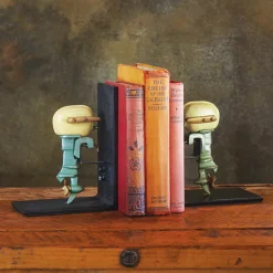 Pendulux Bookends|Outboard Motor Bookends Painted