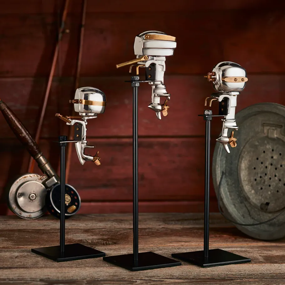 Pendulux Decor|Outboard Motor Replica Set Aluminum