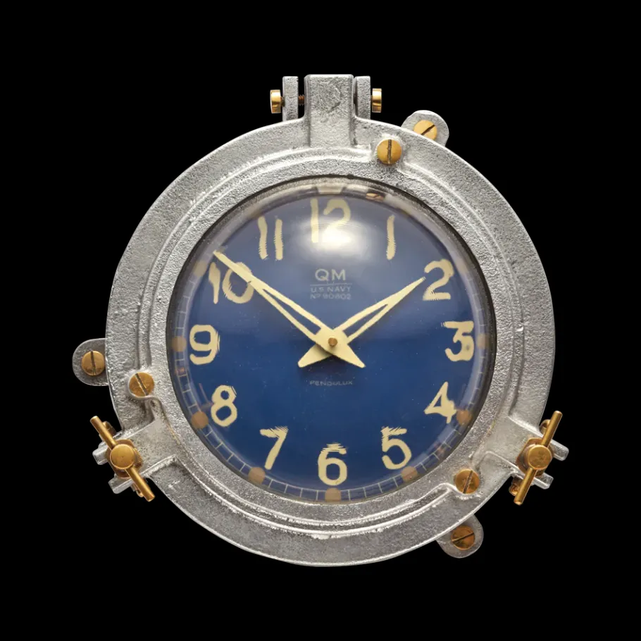 Pendulux Wall Clocks|Quartermaster Wall Clock Blue