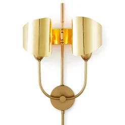 Pendulux Wall Lamps|Quinton Sconce Brass - Hardwired