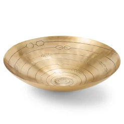 Pendulux Trays/Boxes|Radar Center Bowl Brass