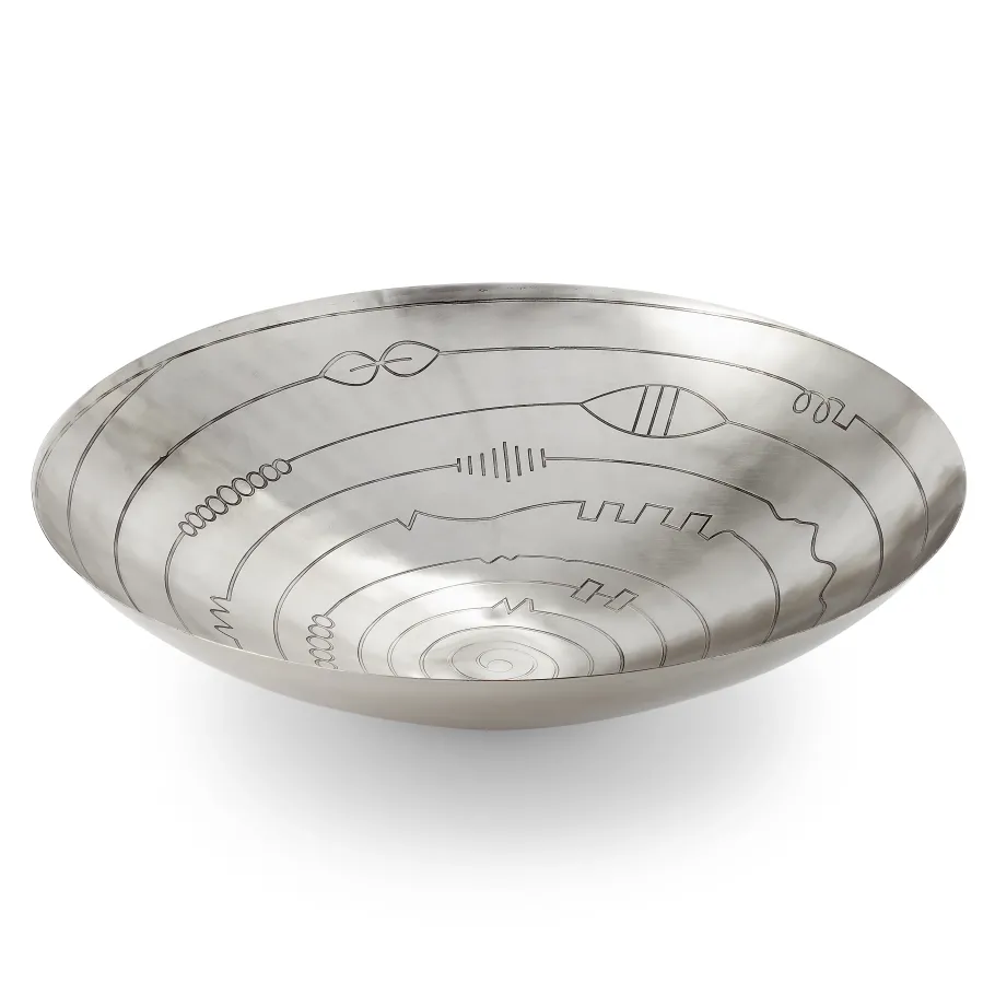 Pendulux Decor|Radar Center Bowl Nickel