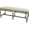 Pendulux Seating|Riley Bench Long Antique Gold