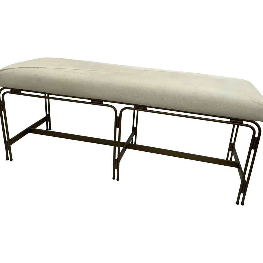 Pendulux Seating|Riley Bench Long Antique Gold