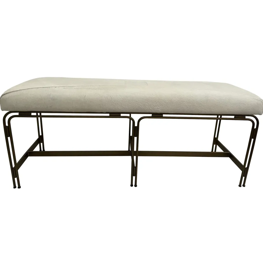 Pendulux Seating|Riley Bench Long Antique Gold