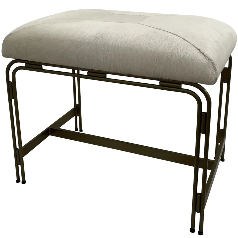 Pendulux Seating|Riley Bench Short Antique Gold