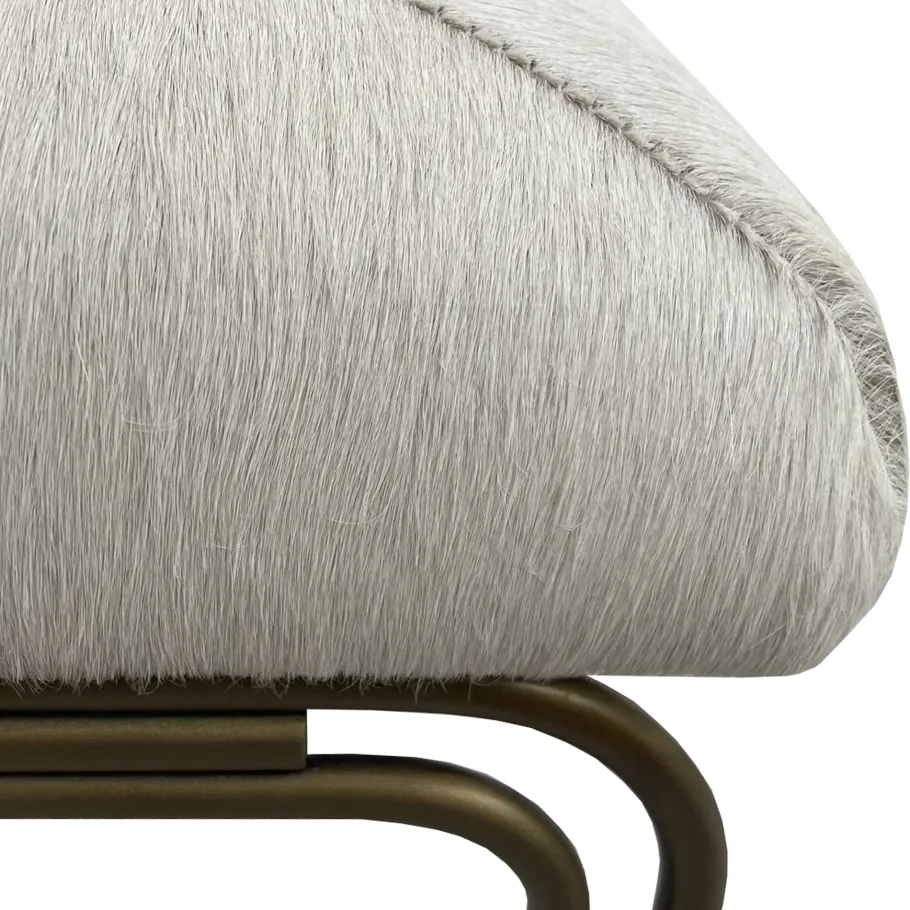 Pendulux Seating|Riley Bench Short Antique Gold