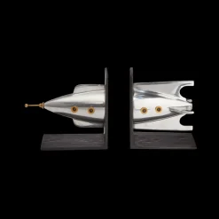 Pendulux Bookends|Rocket Bookends Aluminum
