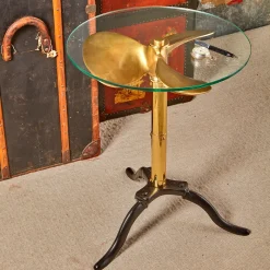 Pendulux Tables|Ship Propeller Table Brass
