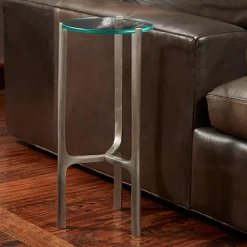 Pendulux Tables|Spot Accent Table Nickel