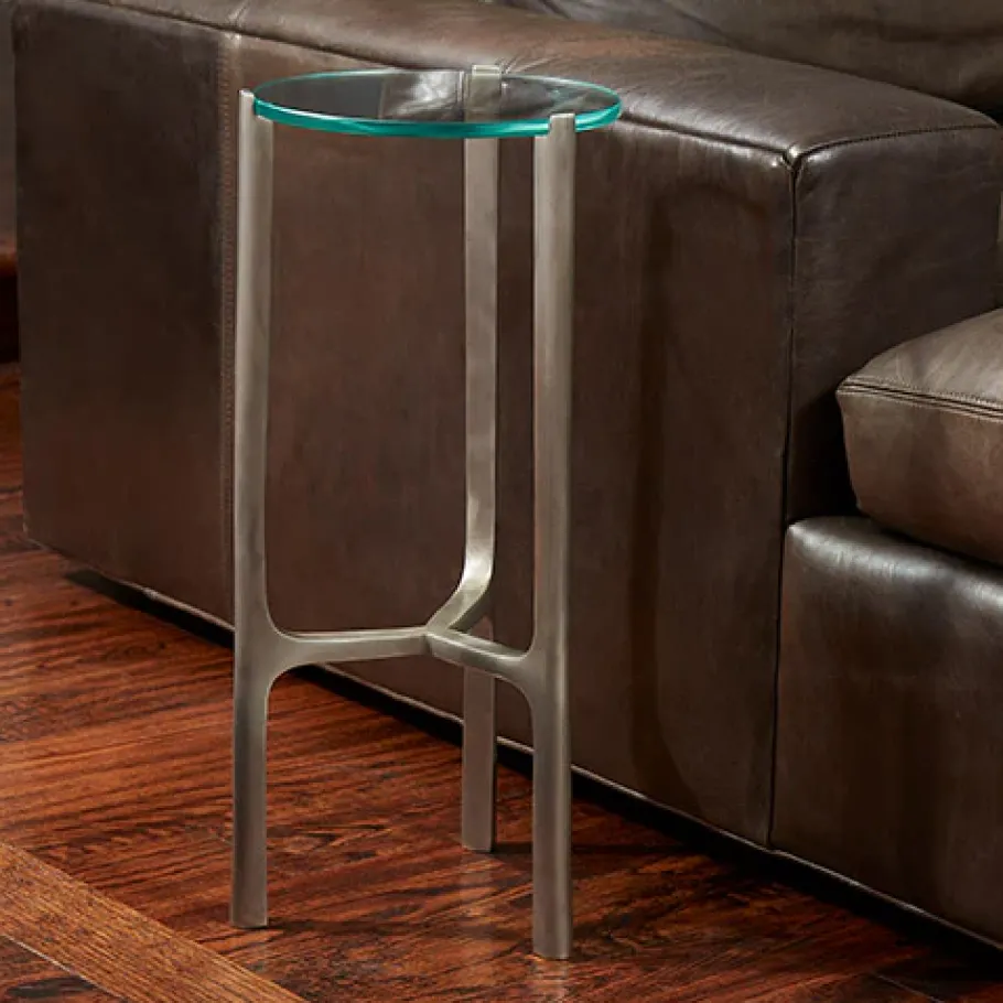 Pendulux Tables|Spot Accent Table Nickel