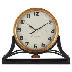 Pendulux Table Clocks|St. Louis Station Clock Gold