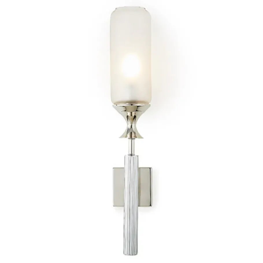 Pendulux Wall Lamps|Torch Sconce Nickel - Hardwired