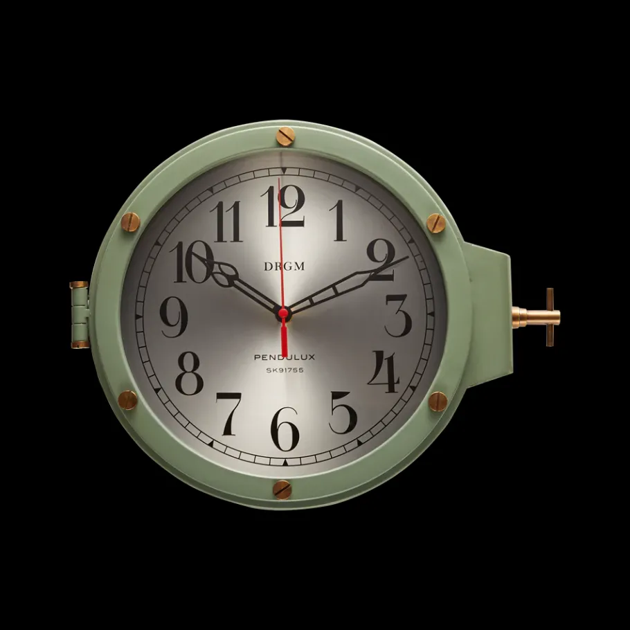 Pendulux Wall Clocks|U-Boat Wall Clock Green