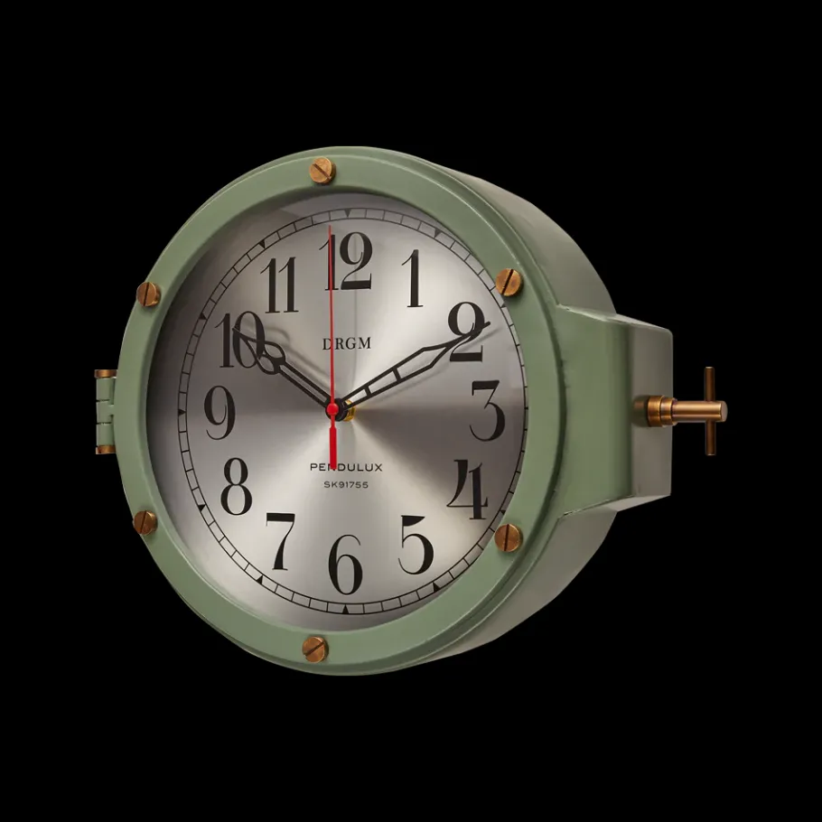 Pendulux Wall Clocks|U-Boat Wall Clock Green