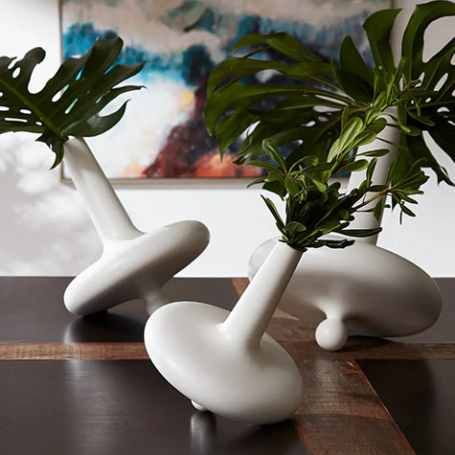 Pendulux Decor|Weeble Vase Medium White
